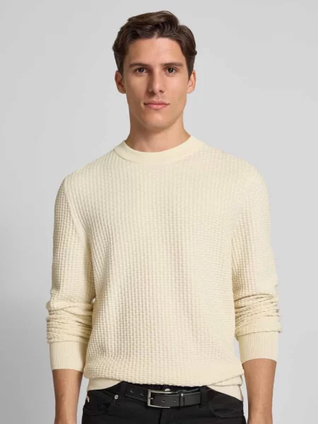 BOSS Sweter H-Imberto beżowy