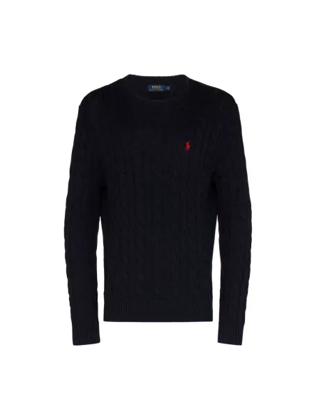 Sweter Polo Ralph Lauren casual z długim rękawem niebieski
