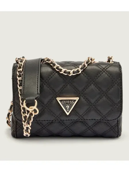 Guess Geantă pe umăr GIULLY II MINI negru