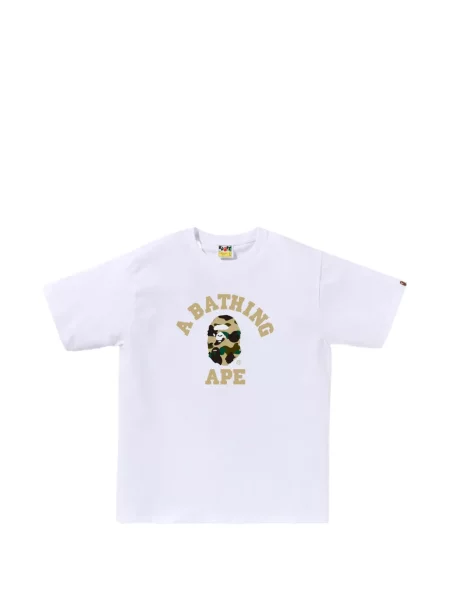 Tricou grafic A Bathing Ape® cu imagine alb