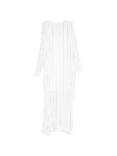 Sukienka midi Bondi Born do kolan garniturowa biała