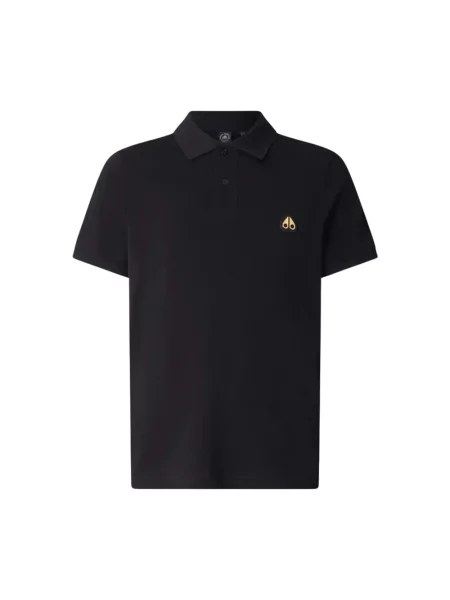 Koszulka polo Moose Knuckles czarna