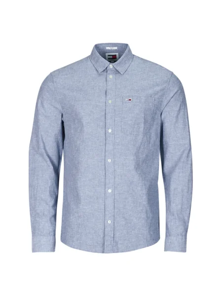 Cămașă de blugi Tommy Jeans de in