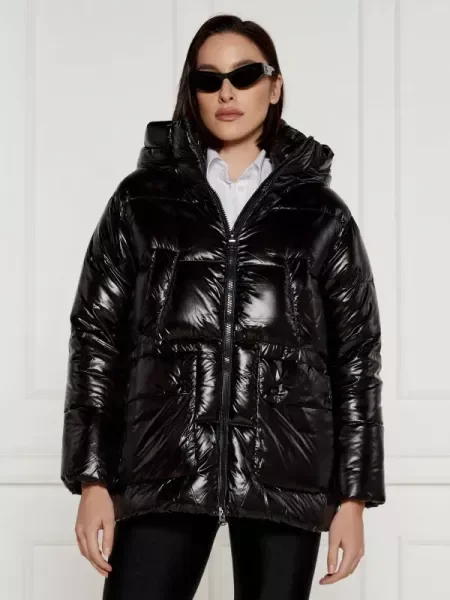 Hetrego Steppelt kabát DAILA | Oversize fit fekete