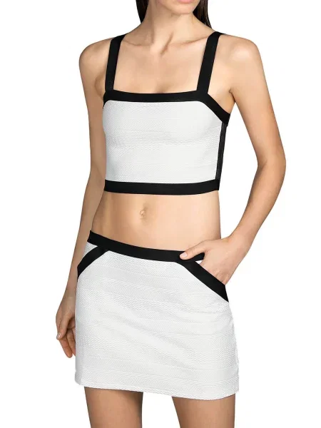 Юбка мини Andres Sarda белая