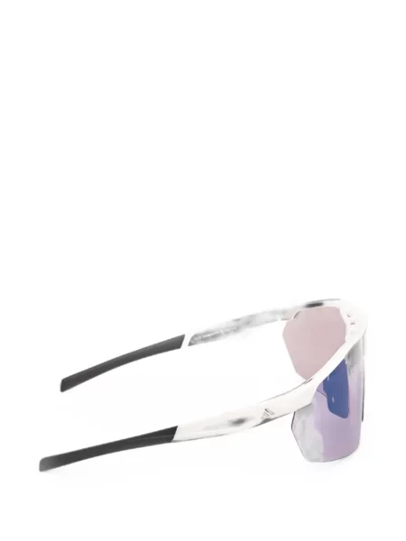 Ochelari de soare Adidas cu imprimeu geometric alb