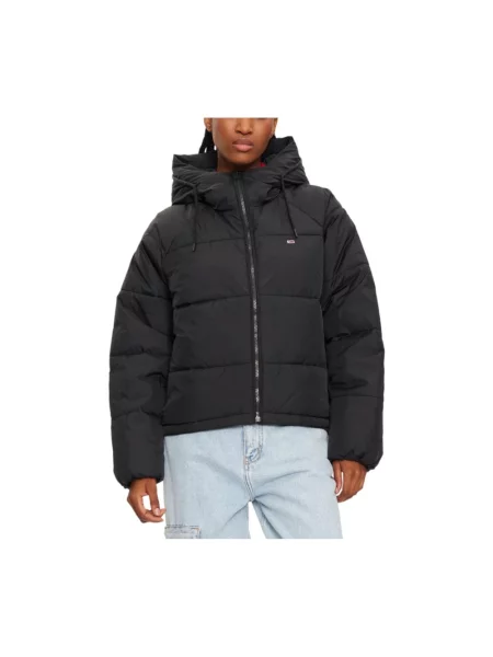 Tommy Hilfiger Kurtki Kobieta L kurtka puchowa czarny