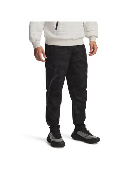 Velké cargo kalhoty Under Armour černé