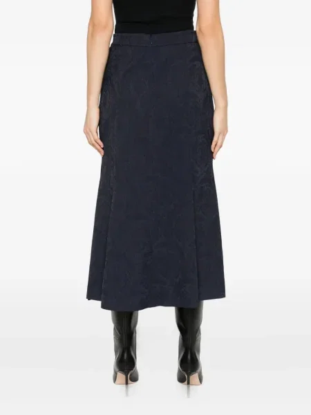 Fustă midi Etro până la genunchi albastru