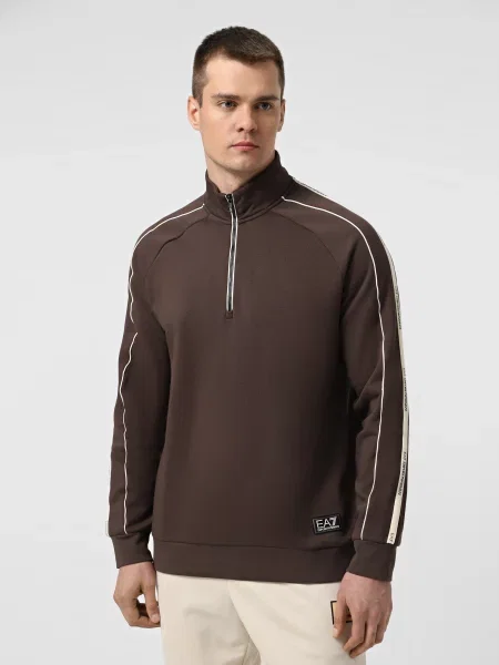 Світшот бавовна/поліестер коричневий