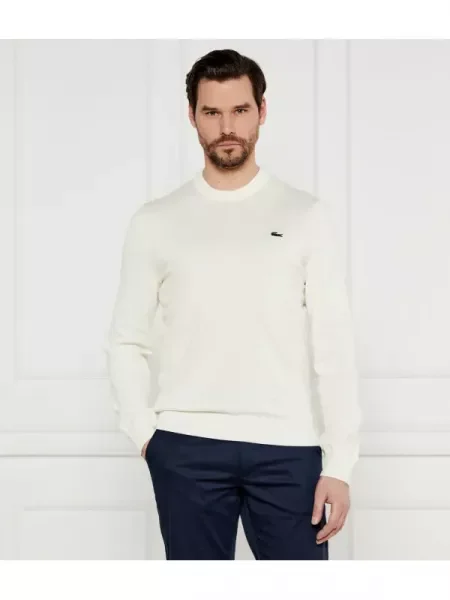 Lacoste Pulover alb