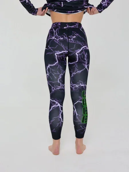 Legginsy termoaktywne – Thunderstruck czarne
