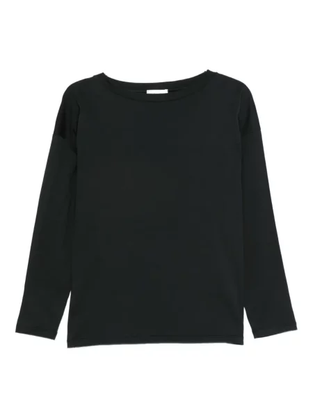 Tricou Ma'ry'ya cu decolteu rotund negru