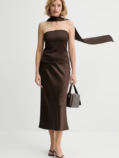 Топ Answear.lab коричневый