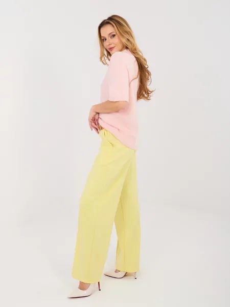 Pantaloni Rue Paris galben
