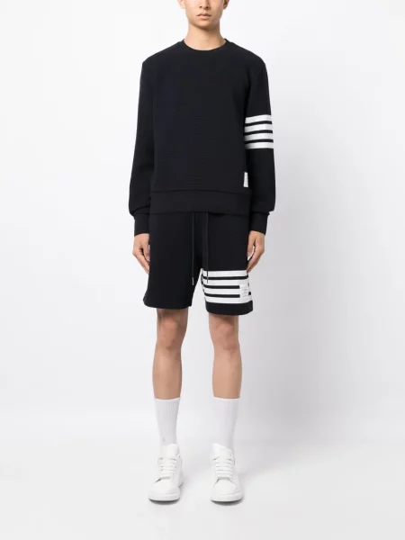 Dryžuotas džemperis Thom Browne mėlyna