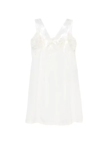 Rochie Maison Margiela din tul maro