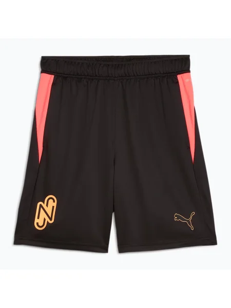 Pantaloni scurți de fotbal pentru bărbați PUMA Neymar Jr puma black/sunset glow negru