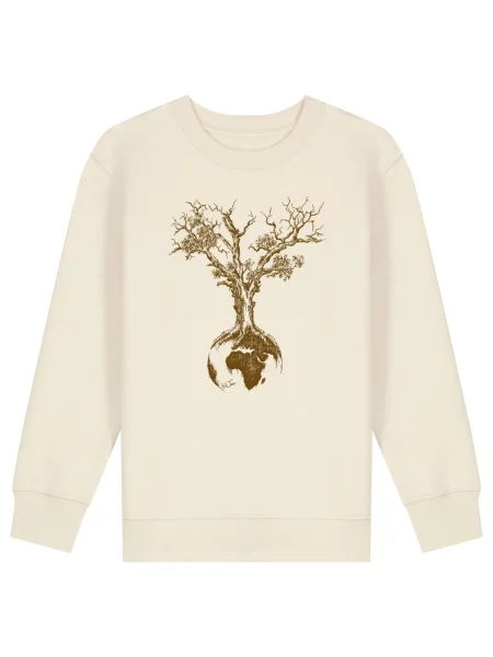 Life-Tree Sweater majica Kids Unisex Weltenbaum' bijela