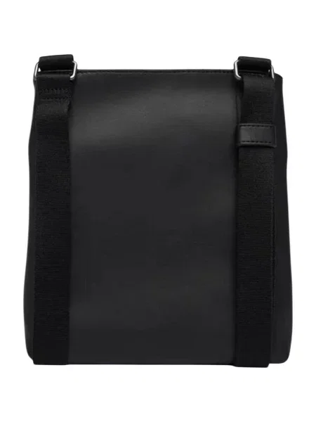 Válltáska Calvin Klein Bold Ck Flatpack fekete