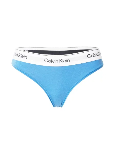 Calvin Klein Underwear Slip albastru neon / negru alb