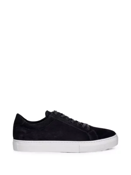 Sneakerși Vagabond cu șireturi din piele de căprioară negru