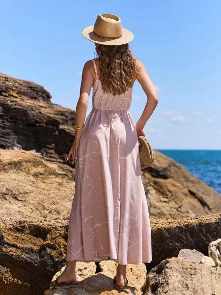 Сарафан ISSA Plus комбінований верх бежевий