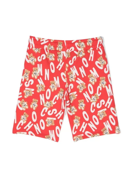 Szorty dziecięce Moschino czerwone