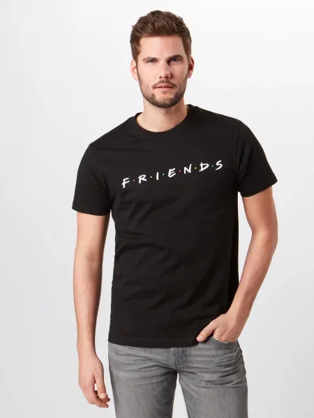 Mister Tee Póló Friends fekete fehér