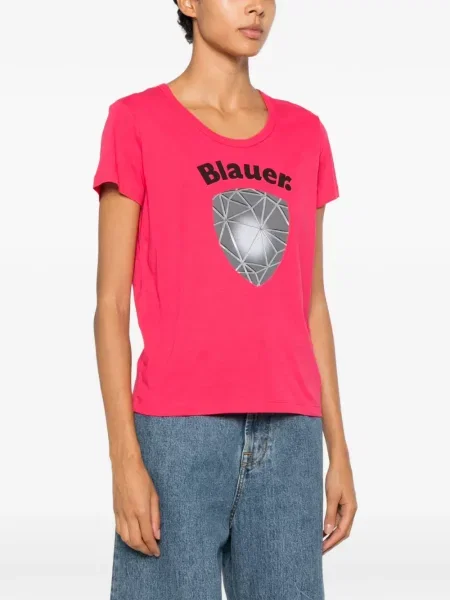 Tricou Blauer cu imagine roz