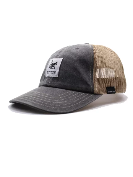 Surf Monkey Șapcă sport Trucker Kappe Lona Organico' negru