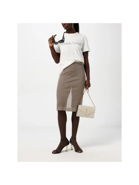 Koszulka Saint Laurent biała