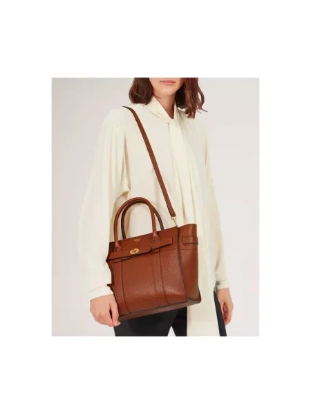 Shopperka Mulberry brązowa