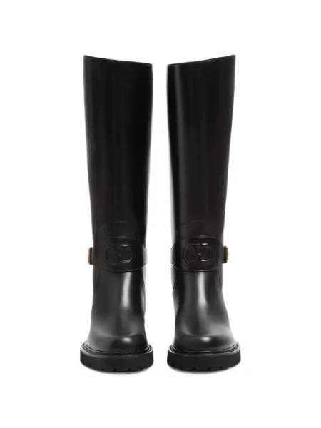 Botine Valentino Garavani cu cataramă negru