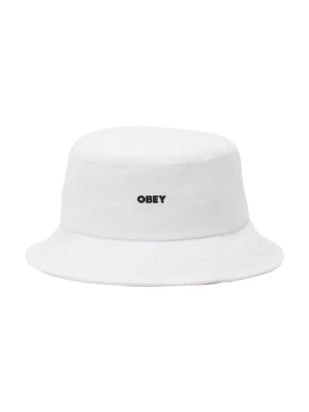 Kapelusz Obey z twillu biały