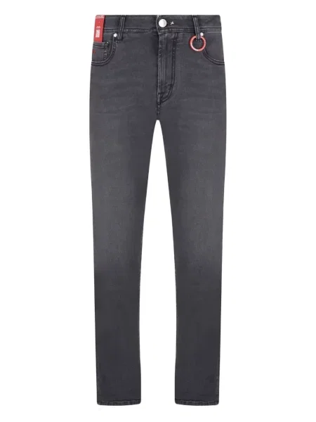 Blugi Sartoria Tramarossa cu 5 buzunare negru