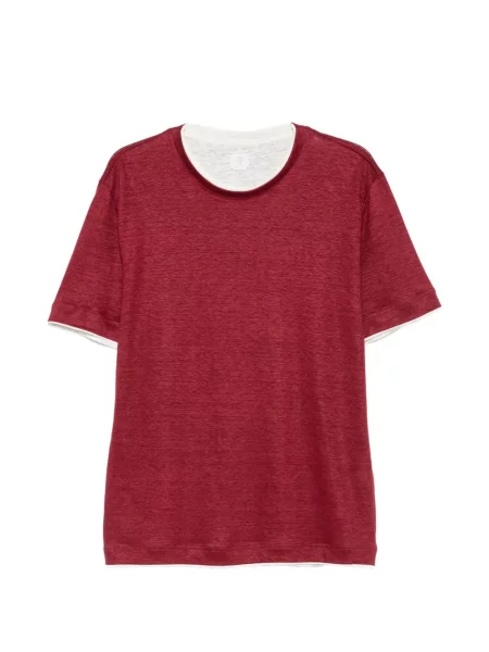 Scurt tricou Eleventy roșu