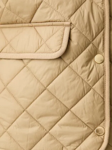 Tommy Hilfiger капитонирано яке дамско бежово