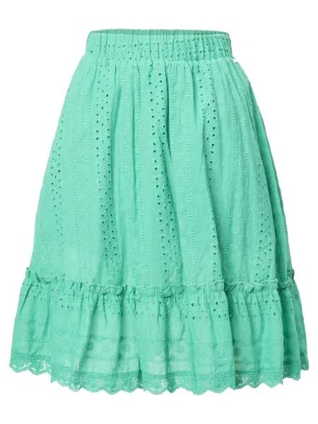 Influencer Sukně Broderie' zelená