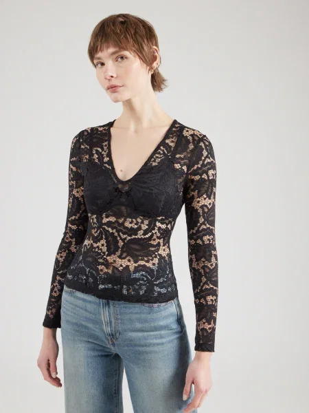 ABOUT YOU Tricou Samantha' negru