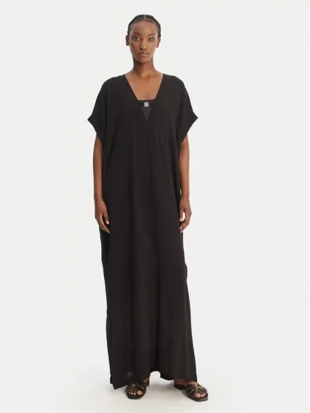 BOSS Obleka za na plažo Double B črna