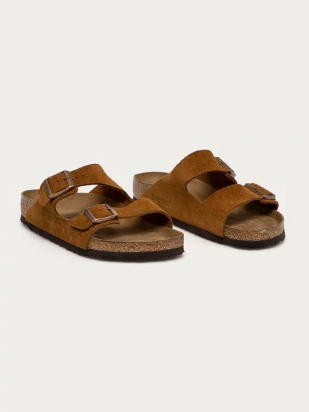 Šľapky Birkenstock hnedá