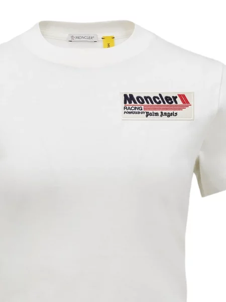 Tricou Moncler cu autograf alb