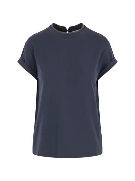 Tricou Brunello Cucinelli albastru