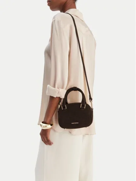 GINO ROSSI Ročna torba rjava