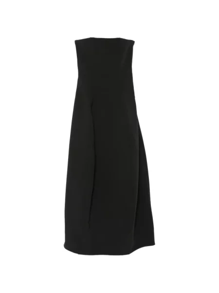 Rochie maxi Toteme fără bretele negru