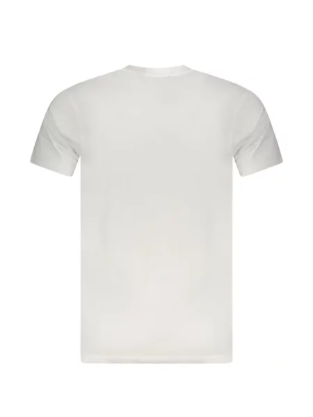 Tricou Cavalli Class cu imagine cu model leopard alb