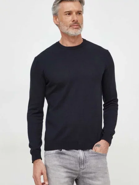 United Colors of Benetton sweter lekki czarny