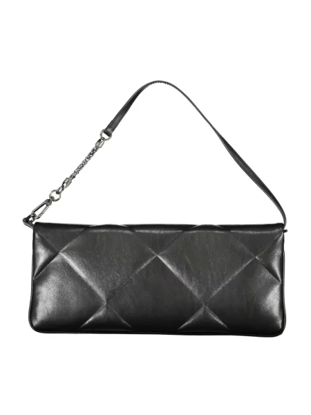 Kopertówka Calvin Klein skórzana czarna
