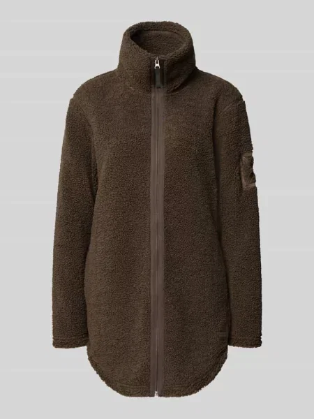 Kurtka o kroju relaxed fit ze stójką model Umi' Didriksons brązowa